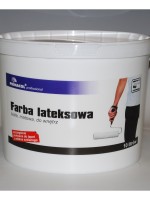 Farba lateksowa biała, matowa 10 l