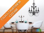 Naklejka dekoracyjna Decostickers Chandelier -CITEAM